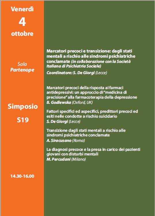 2019, Congresso SIPB di Napoli: il simposio SIPS